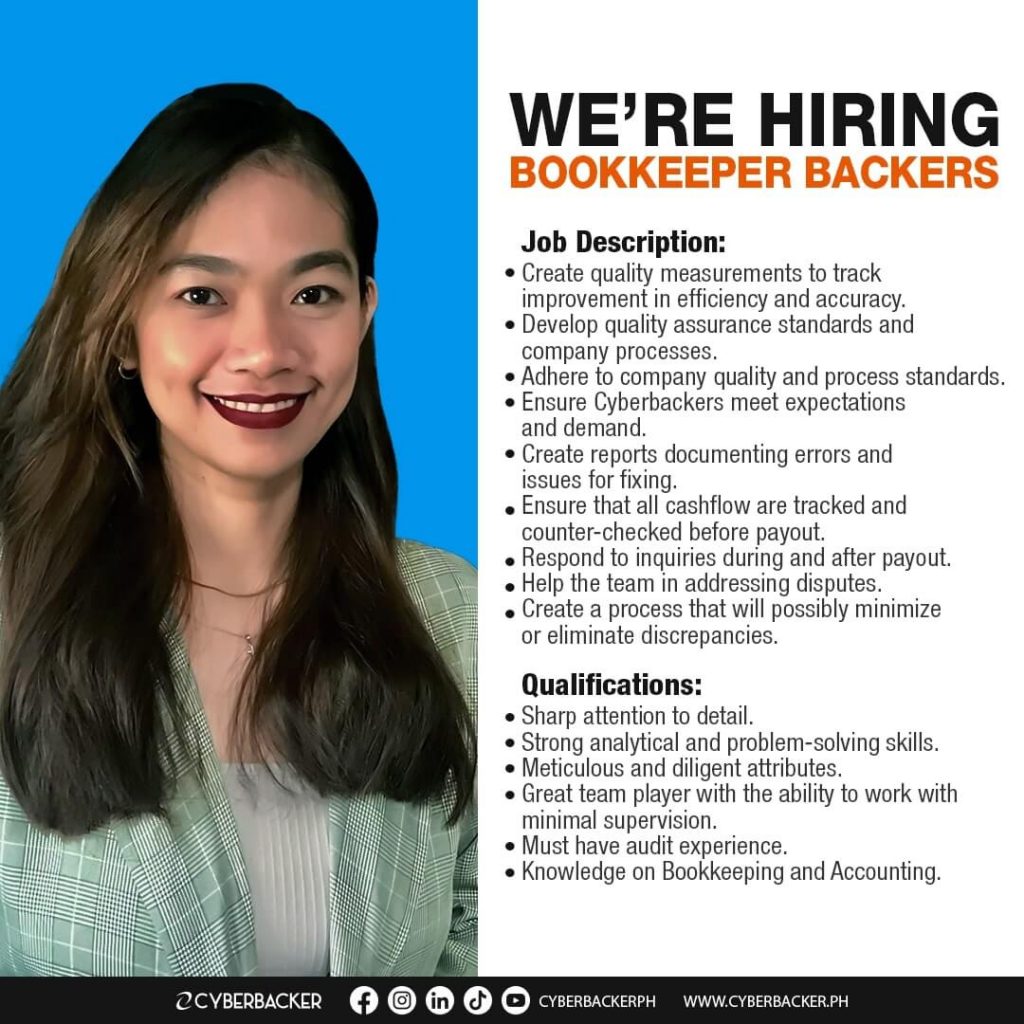 Bookkeeper Backer